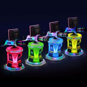 เครื่องเล่นเกมยิงปืนกาตลิงหยอดเหรียญสำหรับเด็ก รุ่น XINWA XW-9-01 แบบเชิงพาณิชย์ ปลั๊กแบบ US ปรับแต่งได้ เหมาะสำหรับห้างสรรพสินค้า - Product Image 4