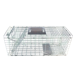 Trappola Pieghevole Riutilizzabile per Animali Vivi, Gabbia per Cattura e Rilascio Umano in Filo d'Acciaio Zincato per Ratti, Scoiattoli, Procioni HC2615L-F - Product Image 3