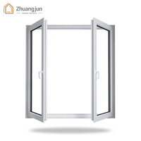 Ventanas y Puertas de PVC UPVC de Alta Calidad y Bajo Precio, Ventana Corredera Moderna con Acabado Manual y Aislamiento Acústico para Lavandería