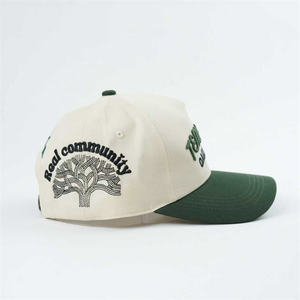 कस्टम 5 पैनल बेसबॉल कैप, एक फ्रेम अलग टोन हैट 5 पैनल बेसबॉल कैप, उच्च मुकुट 5 पैनल संरचित टोपी - Product Image 5