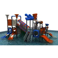 Parque Acuático para niños, juegos de piscina al aire libre, toboganes de agua de segunda mano, gran oferta, JMQ-104022B