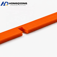 Barre de protection en polyuréthane Hongqiong 655 mm résistante à l'usure pour écran de terrasse et barres de support de clôture – Vente en gros