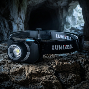 Linterna Frontal LED BA781 USB-C Recargable Híbrida de 300LM, 5 Modos, Control de Enfoque, Zoom, Resistente al Agua IP65 - Product Image 1
