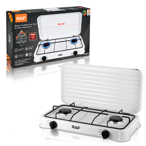 Cuisinière <span class=keywords><strong>de</strong></span> table électrique RAF <span class=keywords><strong>de</strong></span> qualité supérieure en acier inoxydable, 2 brûleurs doubles, <span class=keywords><strong>pour</strong></span> cuisine - Product Image 3