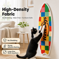 Grattoir à chat en feutre rectangulaire pour grands chats, fixation murale adhésive d'angle, sans résidus de colle, résistant à l'usure, fournitures pour animaux de compagnie