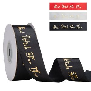 Cinta de Grosgrain Personalizada con Logotipo Impreso en Satén, 3D Suave, para Empaque de Regalos - Product Image 2