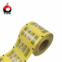 Film plastique en rouleau pour emballage de biscuits de la fortune, impression en héliogravure, laminage, refermable