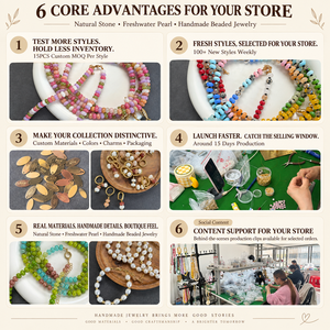 <span class=keywords><strong>Collana</strong></span> Estiva Personalizzata con Ciondolo in Conchiglia Naturale, <span class=keywords><strong>Perle</strong></span> d'Acqua Dolce e Pietre Preziose per <span class=keywords><strong>Donna</strong></span> - Product Image 5