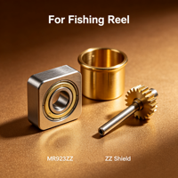 Roulement à gorge profonde micro MR923ZZ 2.3x9x3mm GCr15 P6 ZV2 avec blindage pour équipement médical