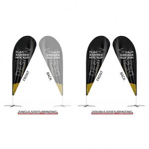 ธงขนนกโฆษณาคุณภาพสูงสำหรับใช้งานกลางแจ้ง โลโก้สั่งทำได้ ขายส่ง จัดส่งรวดเร็ว เสาไฟเบอร์กลาส ราคาถูก เป็นที่นิยม ผลิตจากโรงงาน - Product Image 2