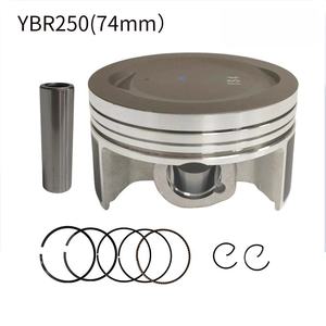 New High Quality Metal Piston <b>Kit</b> for YBR250 Motorcycle <b>Engine</b> Spare Parts - Product Image 2