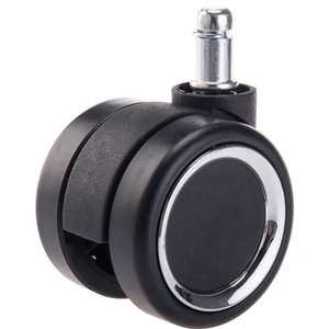 Guangdong 2,5 Zoll PU-Leder Bürostuhlrollen, Industrielle Hardware für Outdoor-Fitness & Wohnzimmermöbel - Product Image 1