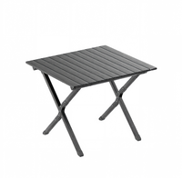 Table pliante en métal robuste, portable, empilable, légère, pour camping, pique-nique, barbecue, extérieur, multicolores