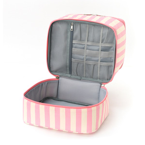 Custom Print Luxury Candy Zipper Eco-Friendly Large PU Leather Travel Cosmetic Organizer <b>Case</b> Multi-Function Storage for <b>Makeup</b> - Product Image 6