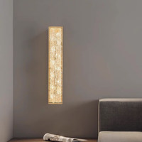 Lampu Dinding LED Mewah Desain Modern Stainless Steel Tahan Air untuk Ruang Tamu Kamar Tidur Tangga Balkon Kamar Mandi Penggunaan Luar Ruangan