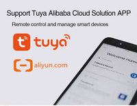Sistema de Seguridad para el Hogar Tuya, Control Remoto por Aplicación, Puerta de Enlace con Detector de Movimiento, Sensor de Puertas y Ventanas, Alarma Inteligente Inalámbrica Tuya Wifi 2G