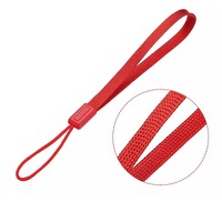 Ventes directes d'usine 6mm de large Bluetooth haut-parleur lampe de poche ventilateur Selfie bâton U disque téléphone portable fronde pin corde lanière