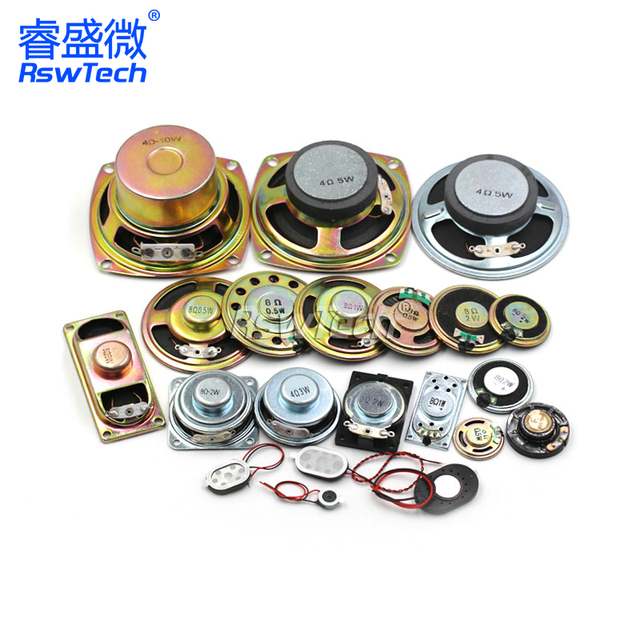 Small speakers diy 0.25 0.5 1 2 3w Diameter 4/5CM 9v case car door buzzer f1 horn board beep alarm
