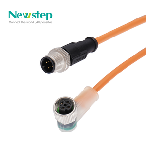<span class=keywords><strong>M12</strong></span> כבל מחבר מותאם אישית 8p 6p 5p 4p 3p נקבה עמיד למים m8 חיישן 3pin 4pin 5pin 6pin 8p כבל M8 m8 <span class=keywords><strong>m12</strong></span> כבל - Product Image 5
