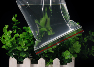 Durable degradable Poly Shrink Bags with Zipper and Reclosable Freezer Storage for <b>Packing</b> Vegetables with Gravure Printing - Product Image 5