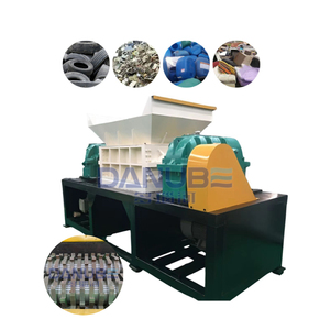 Two Shaft Shredder Sponge Crusher Pu Eps Fabric Used Foam Shredder <b>Machine</b> Waste Car <b>Tire</b> Shredder - Product Image 1