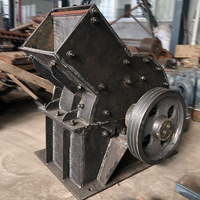 Mini PC 200x300 Concasseur à marteaux automatique pour pierre concassée 220V/380V Ligne de production de briques Machine à fabriquer des pavés creux