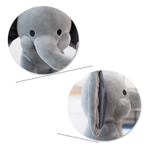 Best Seller 25cm Grey Pink <strong>Elephant</strong> Plush Toy Lovely Design Unisex Soft Sitting <strong>Elephant</strong> Children PP Cotton Filled <strong>Gift</strong> Hot - Product Image 4