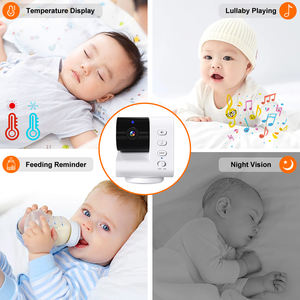 Monitor Bayi Video Nirkabel 2.4GHz 7 Inci Grosir Pabrik, Mode VOX, Penglihatan Malam, Komunikasi Dua Arah dengan Kamera - Product Image 3
