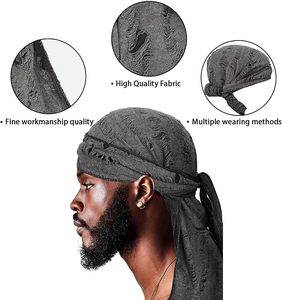 Durag in Raso Personalizzabile <span class=keywords><strong>con</strong></span> Logo, da Uomo e Donna, <span class=keywords><strong>con</strong></span> Coda Lunga e Larghe Cinghie, per Onde 360, Stile Hip Hop, <span class=keywords><strong>Bandana</strong></span>, Cappello da <span class=keywords><strong>Pirata</strong></span>, Copricapo, per Esterni, Ingrosso - Product Image 2