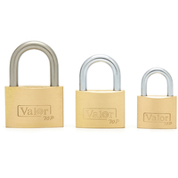 Meilleure marque 25 30 40 50 60 70MM Serrure en laiton de type moyen avec clé normale Cadenas en laiton massif fabriqué en Chine Prix d'usine Vente en gros