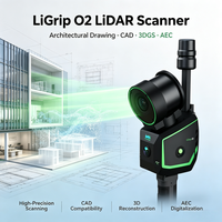 Escáner Láser Portátil LiDAR360MLS Software LiGrip O2 para la Industria AEC, Modelado 3D de Edificios Interiores, Reconstrucción CAD y 3DGS