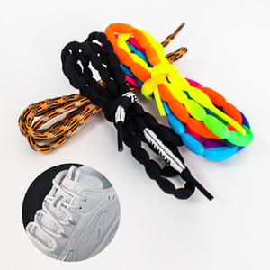 Nhà Máy Biểu Tượng Tùy Chỉnh Đầy Màu Sắc Vòng Polyester Dây Kéo Hàng May Mặc Dây Giày Dây Kéo Dây Giày - Product Image 4