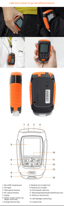 เครื่องวัดพลังงานแสงแบบ 4 in 1 OPM+VFL ระยะ 5 กม./15 กม./30 กม. ช่วงความยาวคลื่น 700-1700 นาโนเมตร ความแม่นยำ 0.2dB รับประกัน 3 ปี - Product Image 4