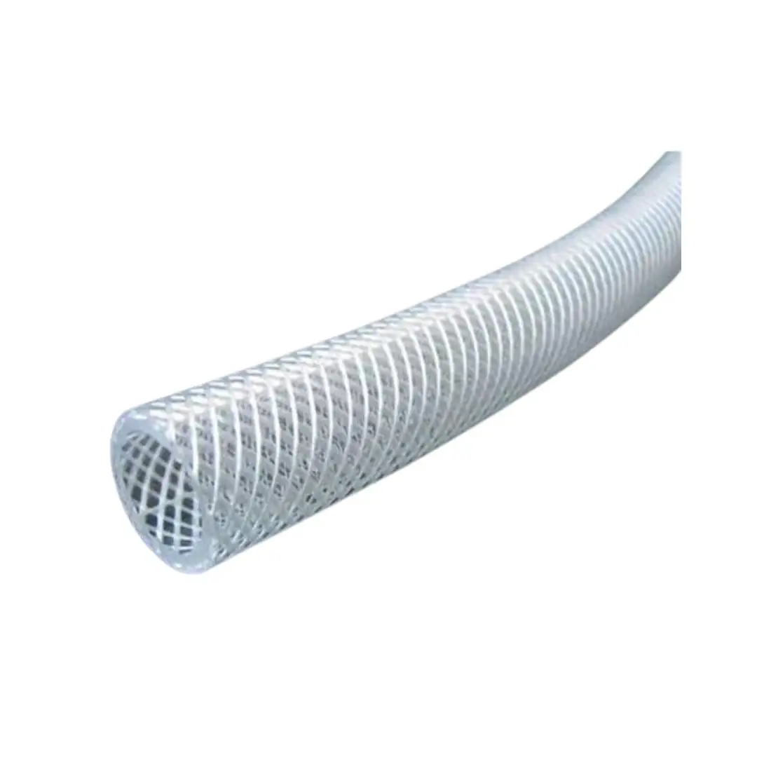 8.5mm 40bar ISO pvc alta pressão spray tubo/mangueira/tubo de água 8*15 3 layer pvc fibra trança mangueira PVC mangueira