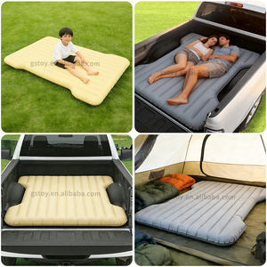 Matelas gonflable de voyage pour camionnette, voiture, SUV, pleine grandeur, court, avec sac de transport et pompe à air - Product Image 2