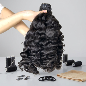Extensiones de Cabello Rizado al Vapor Virgen Remy, Precio al por Mayor, Extensiones de Cabello Rizado Birmano, Gran Stock Listo para Enviar - Product Image 5