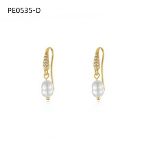 Pendientes de Moda DE PERLAS PE0535 para Mujer, Joyería de Alta Calidad - Product Image 1