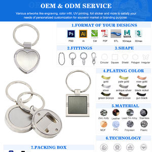 Llavero de Moda con Forma de Corazón de Aleación de <span class=keywords><strong>Zinc</strong></span>, Chapado en Níquel Brillante, Impresión UV, Logotipo Personalizado, para Promoción - Product Image 6