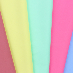 Hoge Elastische Nylon Spandex Interlock Stof Ademende Gebreide Sportkleding Jurk Voor Meisjes Zacht Handgevoel Met Geweven Technics - Product Image 6