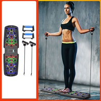Planche de Pompes Intelligente à Comptage Automatique Pliable Antidérapante Kit de Sport Multifonctionnel pour Domicile avec Barres de Pompes Logo Personnalisé Vente en Gros