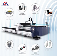 Machine de découpe laser à fibre CNC haute performance 3015 1.5KW 2KW 3KW 6KW pour tôles et tubes métalliques