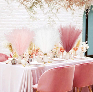 Herbe de la Pampa Artificielle en Soie, Grande Taille, Style Nordique Bohème, Écologique, Imperméable, Longue Durée, pour Mariage, Noël, Fête des Mères, Décoration Intérieure - Product Image 2