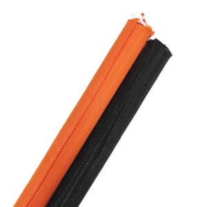 As mangas de cabo trançadas autofechadas duráveis protegem os cabos sem halogênio VW-1 Flame Retardant Easy <span class=keywords><strong>Wrap</strong></span> PP Polyester Yarn Vários - Product Image 1