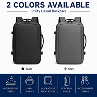 Sac à dos professionnel pour ordinateur portable, sac à dos de voyage léger en nylon imperméable, vente en gros, MOQ 20 pièces, fournisseur d'usine OEM ODM