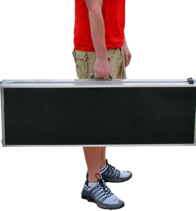 <span class=keywords><strong>Rampe</strong></span> pour animaux de compagnie en aluminium 2 en 1 pliable - <span class=keywords><strong>Escalier</strong></span> pour chien à marches, supporte 400 lb, facile à nettoyer pour une utilisation en intérieur et en extérieur - Product Image 3