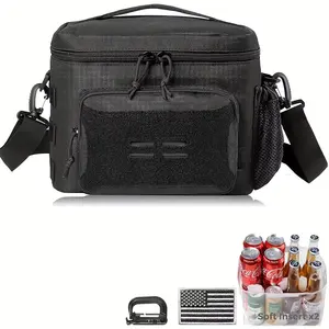 Molle Tático Lunch Bag Isolado Lunch Box Portátil Macio Refrigerador Lunch Cooler Messenger Bag