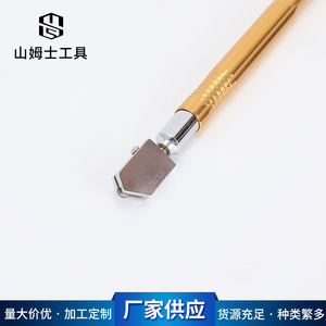 Cortador de Vidrio con Rueda de Diamante y Mango de Aluminio de 180 cm, Herramienta para Cortar Vidrio DIY - Product Image 3