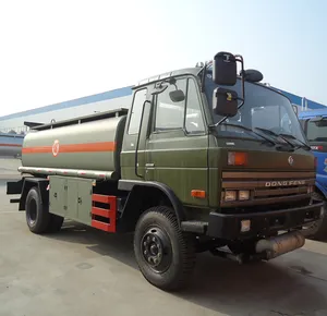 Yeni durum DONGFENG 10-12cbm petrol tankeri yakıt tankı kamyon fiyat Gabon