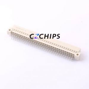 5536052-5 Board-to-Board & Backplane Connector Bent Lead Through Hole,P=2.54mm Connector 2.54mm Right Angle Insert 2 Gold - Product Image 2