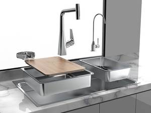 Fregadero de Cocina Grande de Acero Inoxidable 304, de Una Sola Pieza, para Instalar Bajo Encimera, con Superficie de Partículas Nano 3D, Duradero y de Alta Calidad - Product Image 6